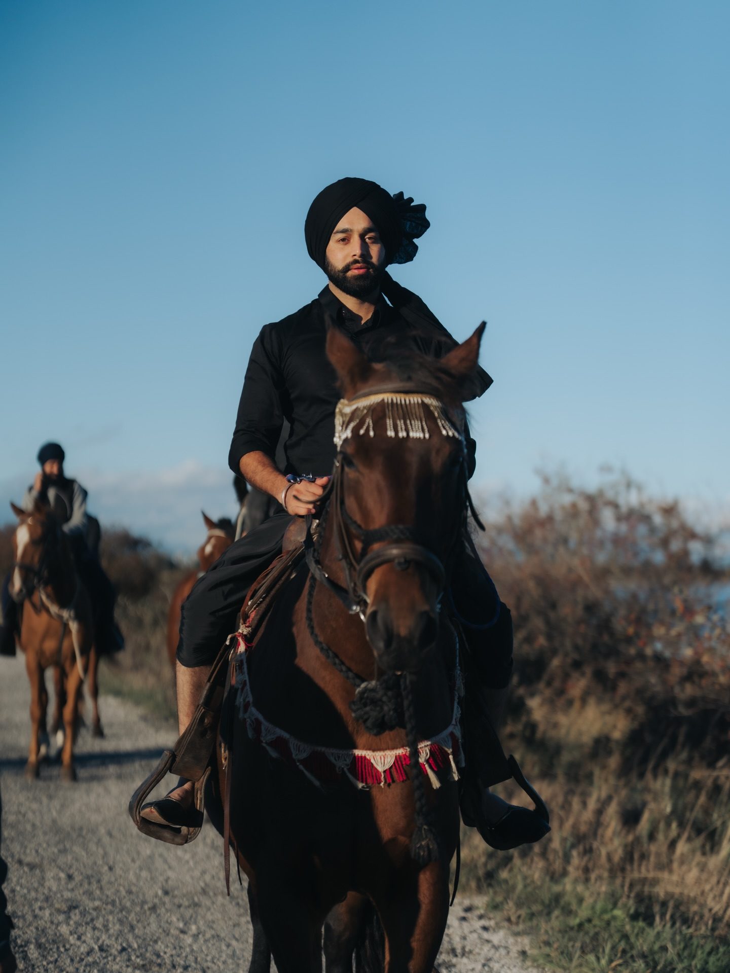 The Subtle Stories Canada groom on horseback